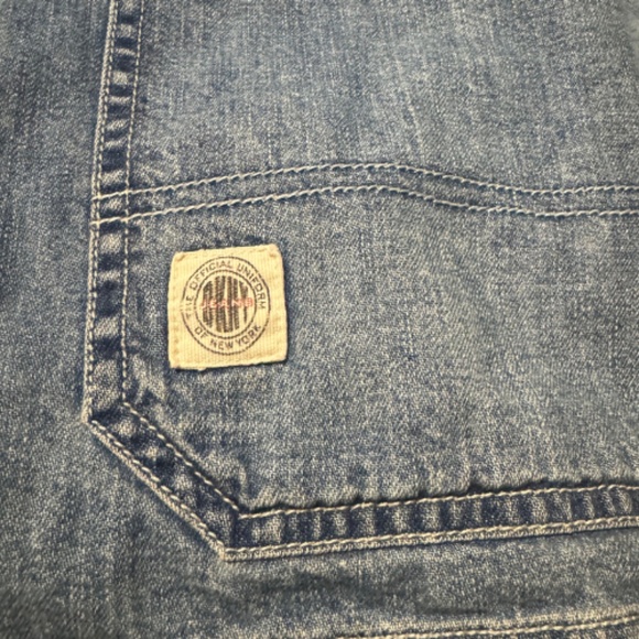 Vtg 90s Y2k DKNY Denim Jean Chore Workwear Coat Jacket Lightweight Women - Picture 5 of 8